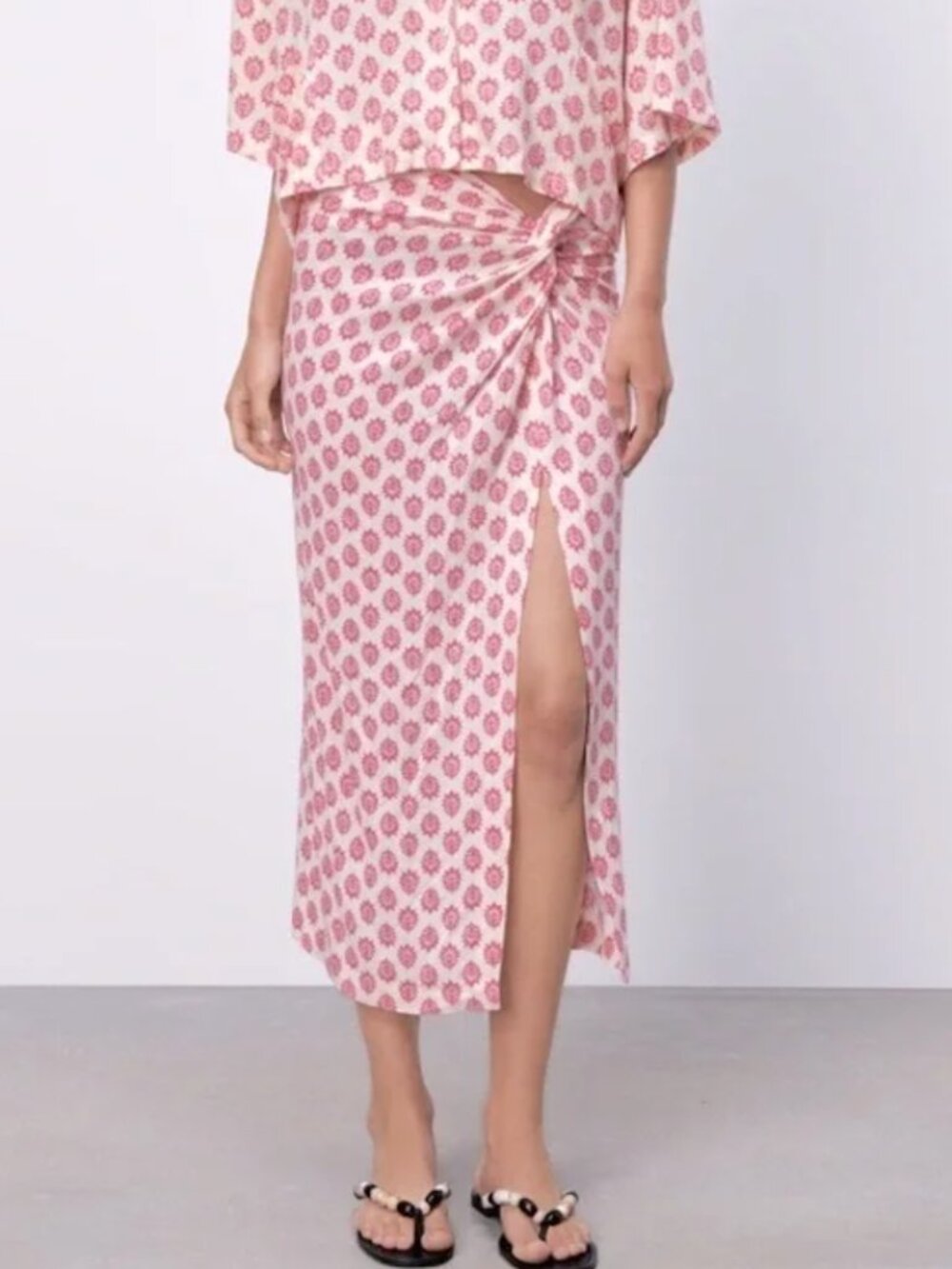 Zara Sarong style Midi Skirt - Picture 1 of 5